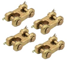 (4 Pack) G70 3/8" Chain Link Double Clevis Grade 70 Transport