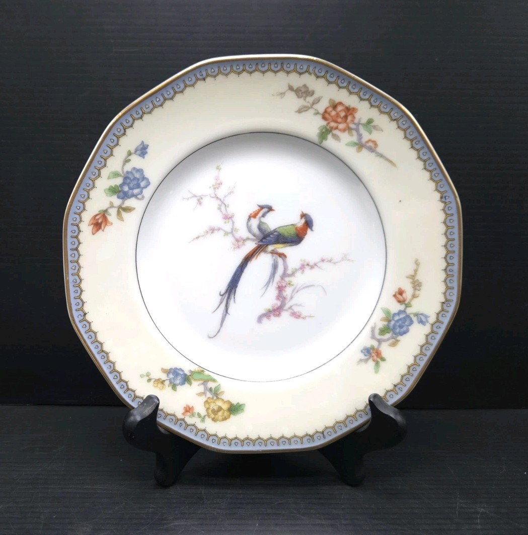 THEODORE HAVILAND Limoges France CHAMBORD Bird of Paradise 7.5