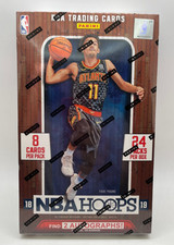 2018-19 Panini NBA Hoops Basketball FACTORY SEALED HOBBY BOX (24 Packs/8 Cards)