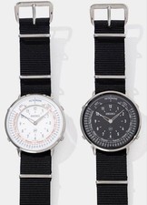 Set of 2 SEIKO METRONOME WATCH FRAGMENT EDITION Black  White new