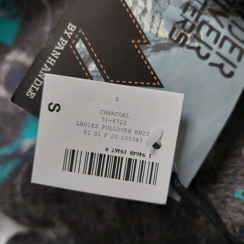 Maglione donna azteco con frange Powder River Outfitters by Panhandle nuovo con etichette taglia small - Foto 14 di 14