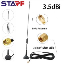 Long range 868MHz Vertical Polarization Antenna with 3 meter Cable Included