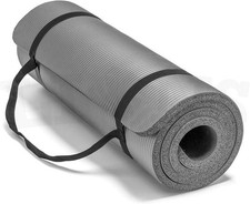 Yoga Mat Thick 10MM - 183cm x 60cm Multi Purpose Yoga Matt for Men Women,