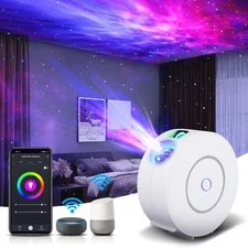 Galaxy Projector for Bedroom, Star Projector Galaxy Light, Smart APP&Voice Co...