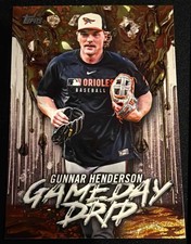 2026 Topps Gunnar Henderson #GD-13 Gameday Drip Orioles