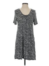 Simply Vera Vera Wang Women Gray Casual Dress XS