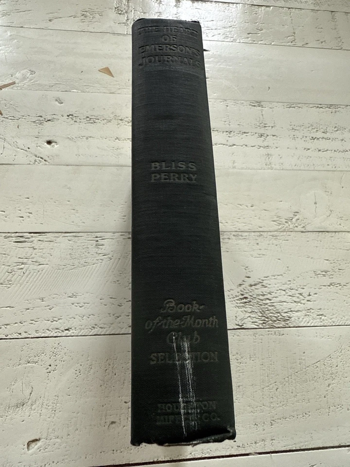 The Heart of Emerson’s Journals 1926 Houghton Mifflin Book Club Bliss Perry - Image 2 of 4