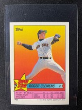 1989 Topps Yearbook Stickers Roger Clemens (#69 Tim Burke/#311 Mike Pagliarulo)!