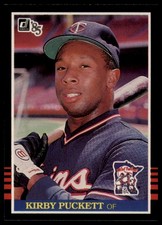 1985 Donruss Kirby Puckett #438 Rookie NM or Better Combine Shipping