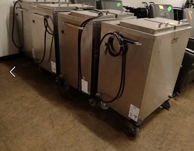 Aladdin Temp-Rite Mobile Heated Plate Dispenser DH07 Equipment Used Condition 