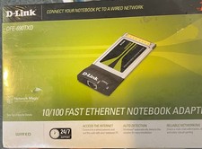 D-Link DFE-690TXD 10/100 Ethernet Notebook Adapter for Internet Access