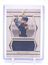 BRYAN REYNOLDS 2025 TOPPS DEFINITIVE COLLECTION JUMBO GAME USED PATCH /50 Q2723