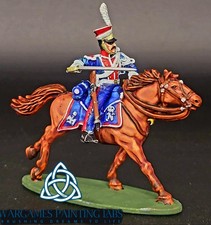 Painted French Ulan Lancer Napoleonic Wargames collection miniature