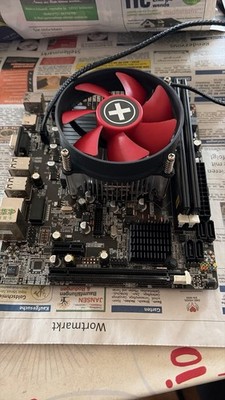 PC Mainboard mit CPU lief bis zum schluss durch ohne Probleme