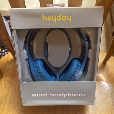 Heyday  Wired On-Ear Headphones  Blue NEW SEALED