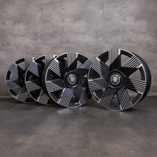 Rolls Royce Spectre 23 Inch Wheels Rims 5A2A592 5A2A593 Gloss Black