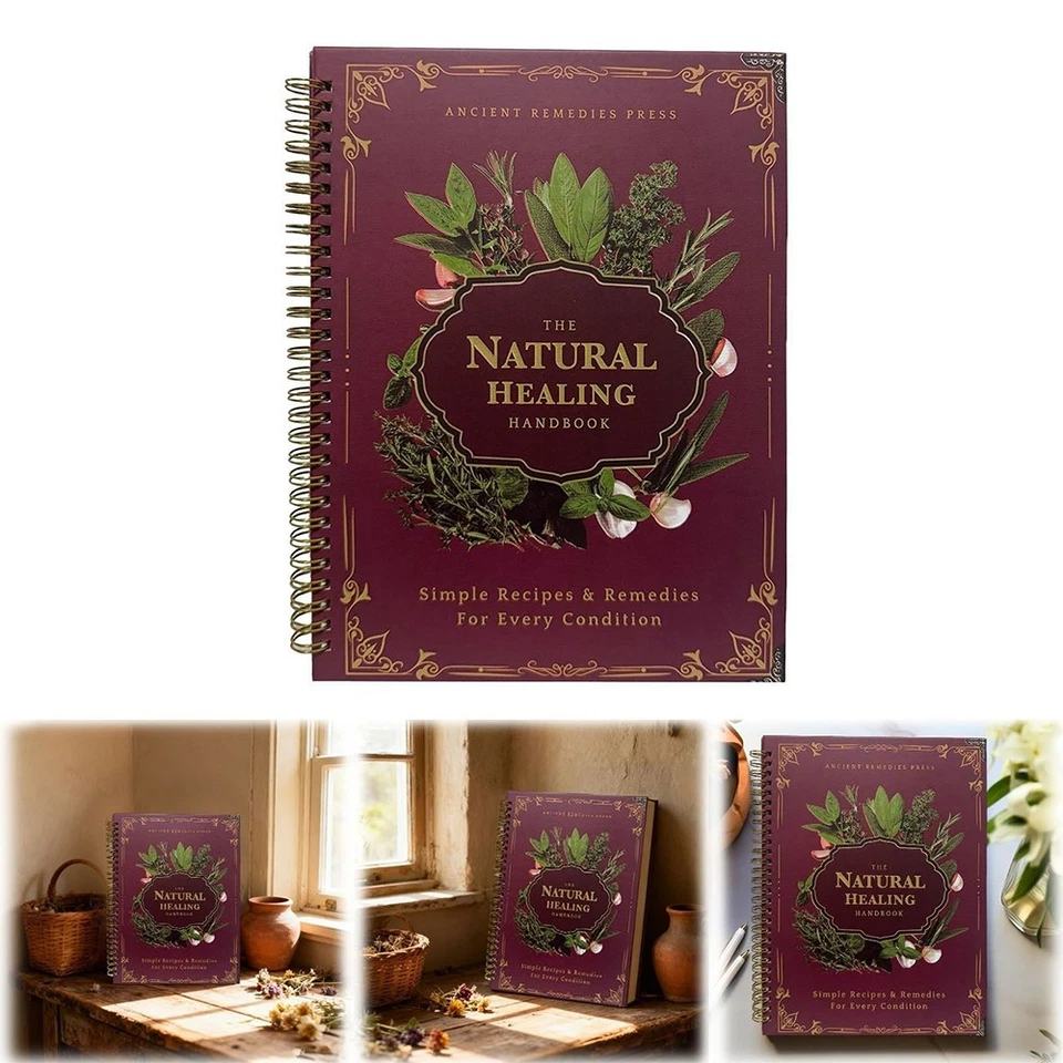 The Natural Handbook Bound For Herbal Remedies And Natural Recipes By Ancient - Image 2 of 4