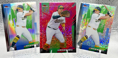 NICK KURTZ - 2026 Topps Finest RARE Pink Mini Diamond /250 ATHLETICS - +BONUS(3)
