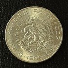 Mexico 1956 10 Pesos Silver Coin — photo 2
