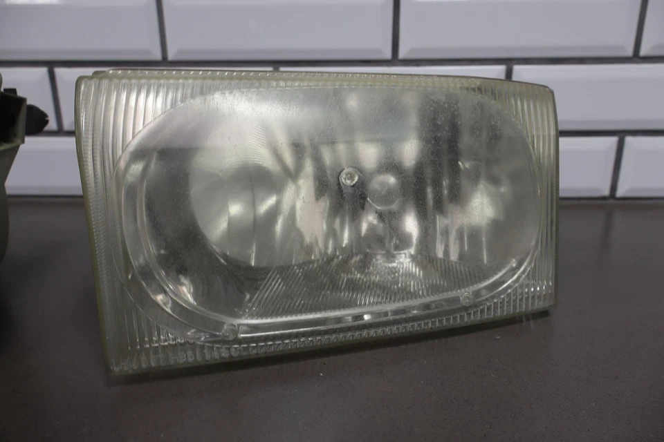 Par de faros izquierda/derecha 00-04 Ford Excursion Super Duty OEM necesitan restauración Foto 2 de 4