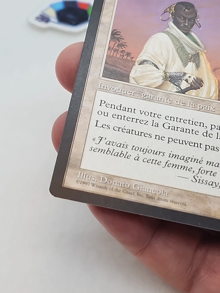 Peace Keeper MTG French Weatherlight Garant4 De La Paix Reserved List *CCGHouse* - Image 4 of 4