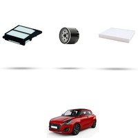 Hoffcar Wartungsset - 3 Filter Kompatibel Mit Suzuki Swift V 1.0 82Kw Ab 201