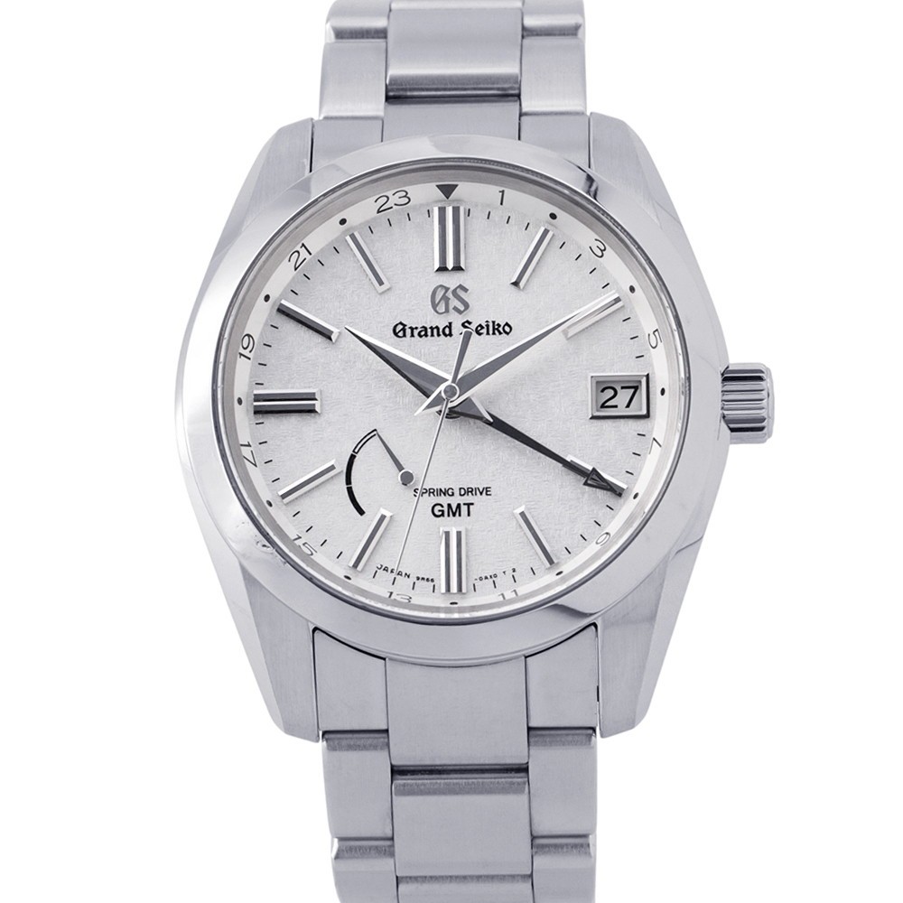 SEIKO Grand SEIKO Spring Drive GMT 40mm Stainless Steel Silver Dial SBGE279