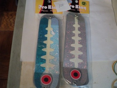 2 - PRO KING 8 '' FLASHERS (MIXED COLORS) NIP LAST ONES LOT BBS