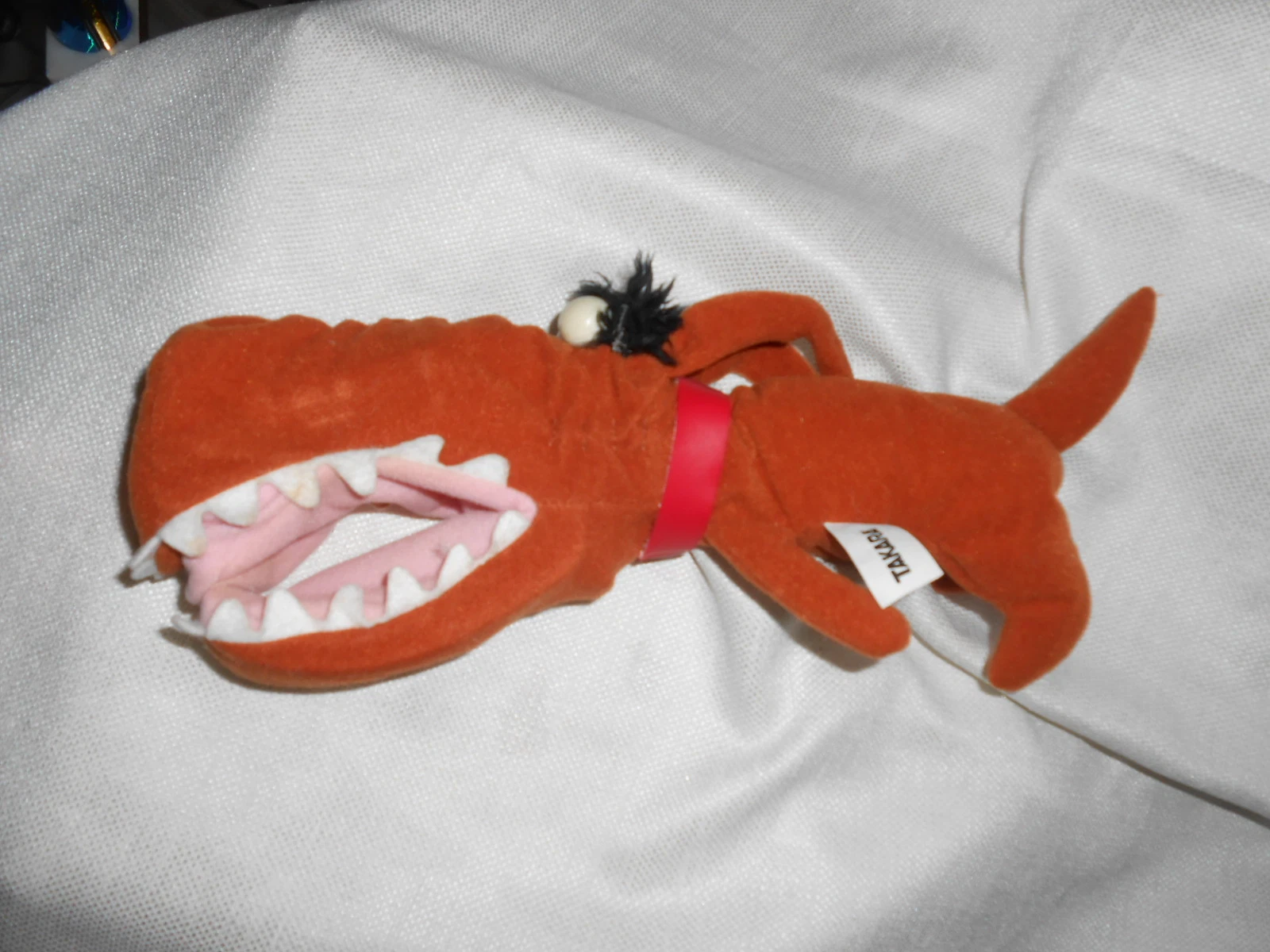 TAKARA USA TAN BIG MOUTH BARKING PUPPY DOG BIG TEETH 12" toy baby plush