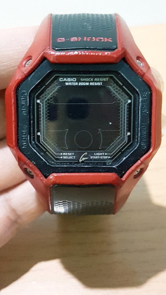 Casio G-Shock G-056 Vintage Slim Polygon Black Men's Digital Watch