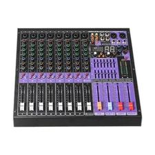 Sound Town 8-Ch Mixer, 99 DSP, Dual 7-band EQ, 48V Phantom Power (TRITON-TX802)