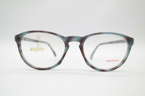 Vintage Menrad 157-375 Braun Blau Oval Brille Brillengestell eyeglasses NOS - Bild 1 von 6
