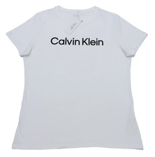 Calvin Klein T-shirt Woman's Color White Size L NEW ORIGINAL WITH TAGS