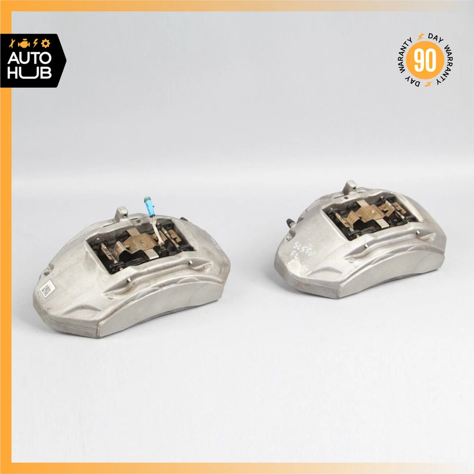 Juego de pinzas de freno delanteras Brembo OEM 14k 13-16 Mercedes R231 SL550 SL400 Foto 2 de 4