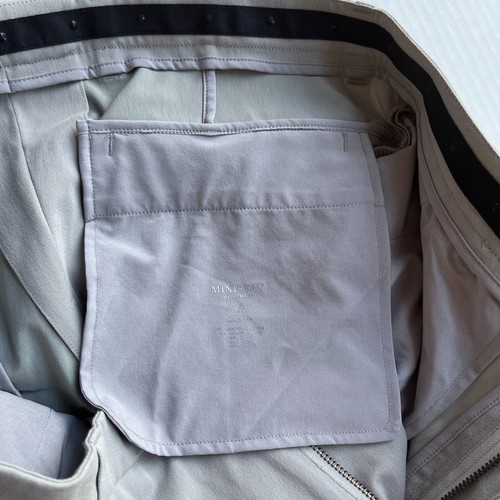 Ministry Of Supply Pant Pace Tapered Chino Mens 34x34 Slim Stretch Stone NWT - Picture 11 of 11