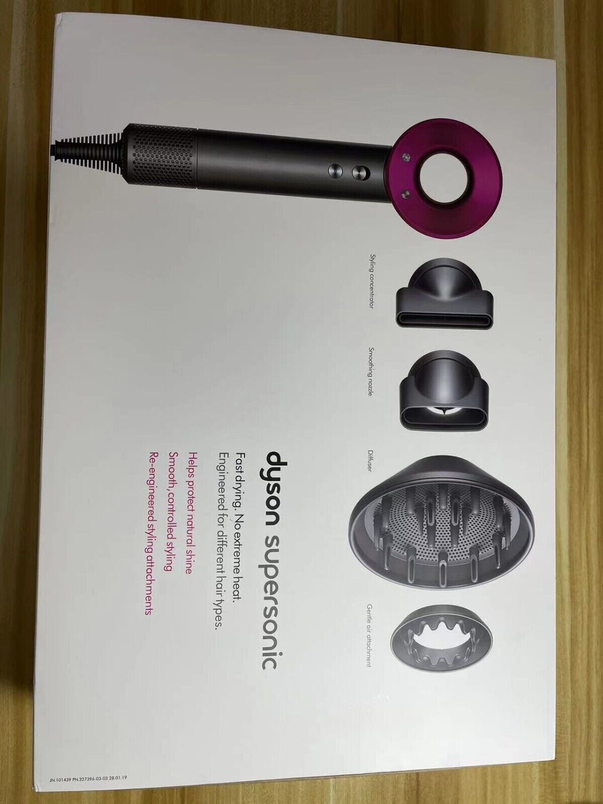 Dyson HD03 1600W Supersonic Hair Dryer Graphite/Orchid eBay