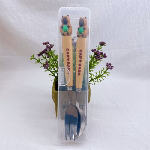 Travel Portable Fork Spoon Dinnerware Sets Kitchen Accessories - Bild 9 von 9