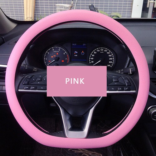 Auto Car Silicone Steering Wheel Cover Non-Slip Thin Grip Universal for 13"-16" - Picture 33 of 38
