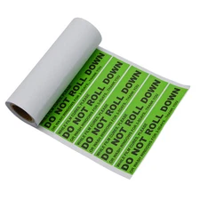 200 Pcs Decals Stickers "DO NOT ROLL DOWN" Warning Lables Window Tint Film Tool