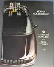 1993 Chrysler Concorde Lhs New Yorker Accessories Brochure Excellent Original 93