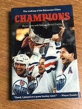 USED 1988 CHAMPIONS THE MAKING OF THE EDMONTON OILERS HARDCOVER BOOK KEVIN LOWE