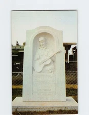 Postcard Jimmie Rodgers memorial, Meridian, Mississippi