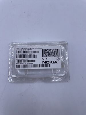 Alcatel Lucent 3HE00062CB SFP-GIGE RJ45 R6/6 Base-T -40/85C Transceiver Module