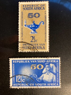 Südafrika 1964 Satz 50 J. Krankenpflegeverband PREPEX gestempelt