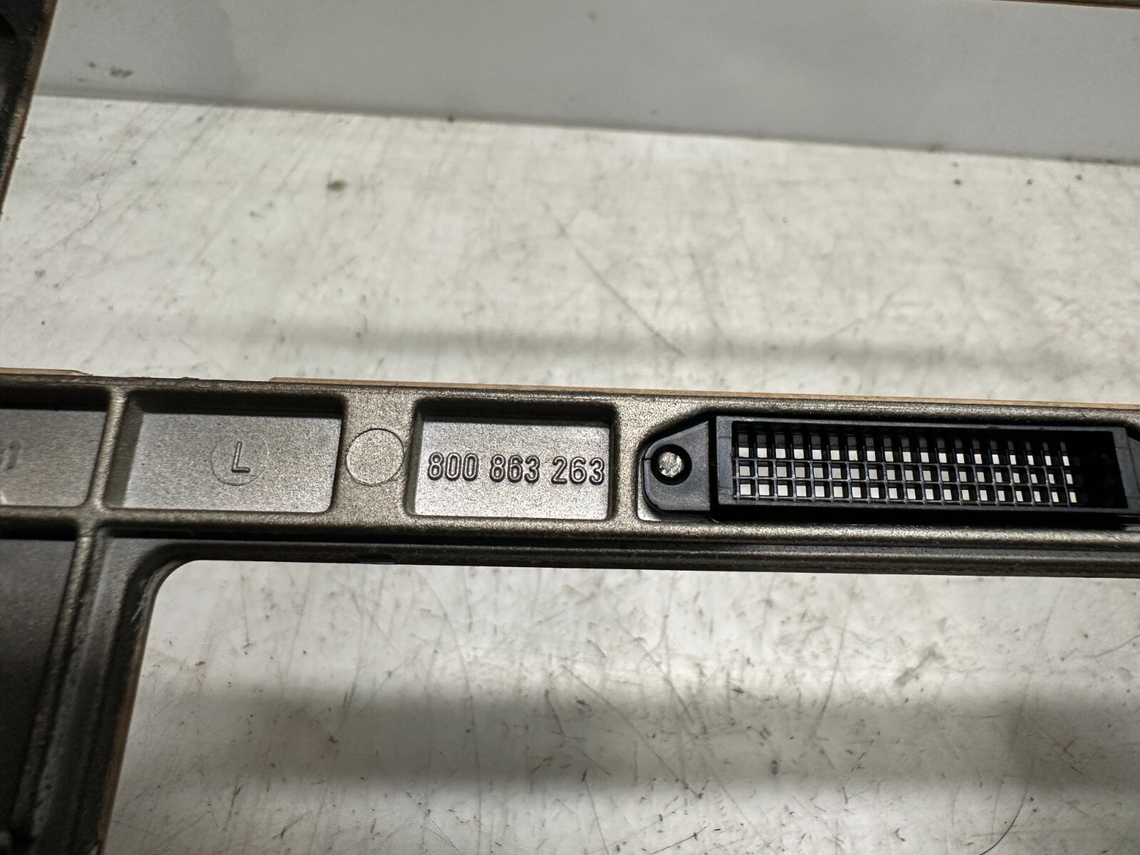 Audi A4 B5 Verkleidung blende Radioschacht Holzoptik 800863263 