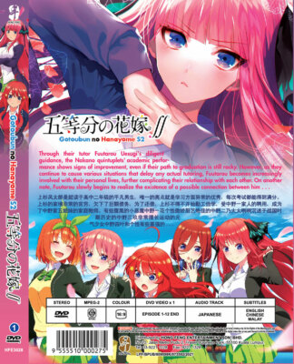 The Quintessential Quintuplets anime special reveals parts 1 & 2