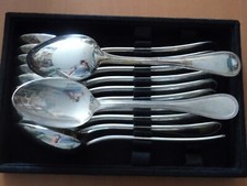 COUVERTS CHRISTOFLE PERLE ETAT NEUF  12 CUILLERES - MÉTAL ARGENTÉE  (12 pièces)