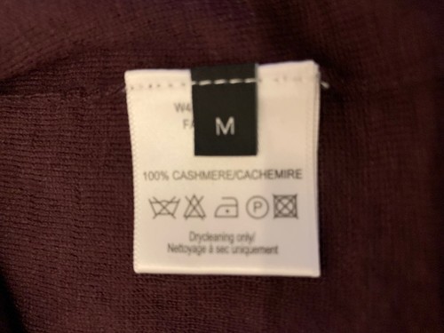 BNWT Joseph 100% Fine Cashmere Tunic / Long Jumper Aubergine Color RRP £375 - Picture 7 of 12