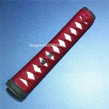 20CM Tsuka Handle Menuki Fuchi Kashira F Japanese Wakizashi Katana Tanto Sword