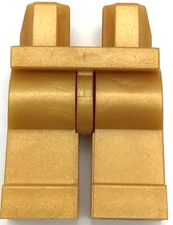Lego New Plain Pearl Gold Minifigure Legs Figure Pants Piece
